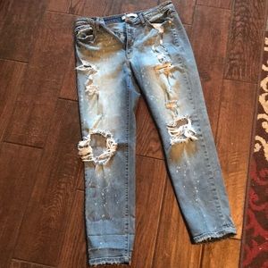 Kancan distressed jeans
